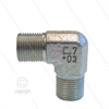Winkel - Stahl - 2 x 3/8" AG - BSP