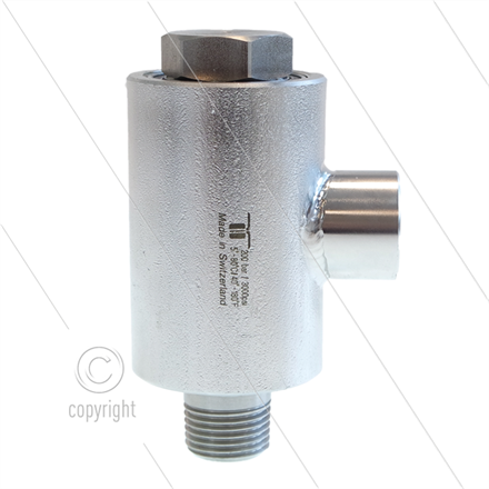 Winkeldrehgelenk WDRL - VA - 200bar - 1/2"IG - 1/2"AG - max.