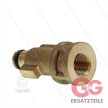 Bajonetnippel 1/4" IG - Messing - passend zu AQUA/FAIP | Bild 2