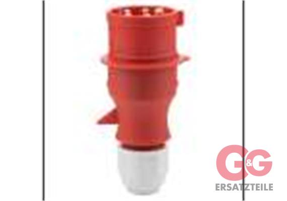 CEE-Stecker 203-TLS 16A 400V 3PNE IP44