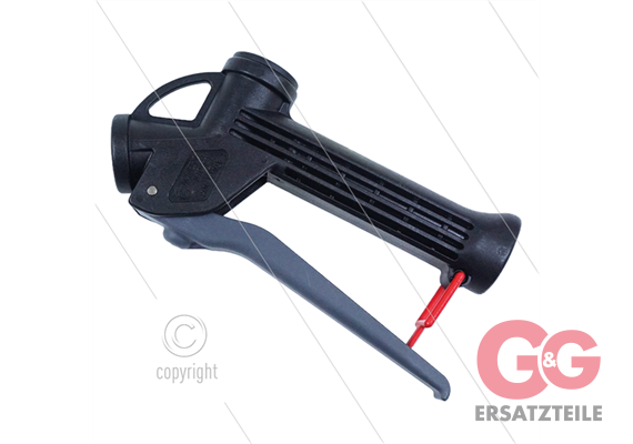 CP12 Chemie-Pistole - grau - Dichtung: PP + Viton - Edelstahl 316 - 25 Bar - 70 l/min