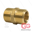 Doppelnippel - Messing - 2 x 1" AG | Bild 2