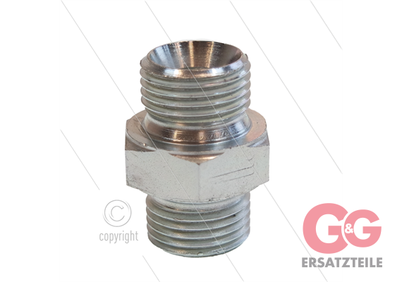 Doppelnippel - Stahl - 2 x 1/2" AG - BSP