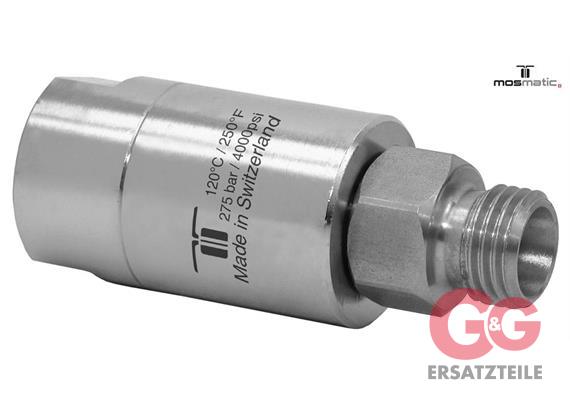 Drehgelenk 3-fach-gelagert, rostfrei DGL-06 G1/4"F M14x1,5-M
