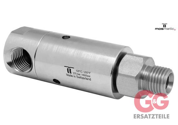 Drehgelenk-90° ø25, Karbid/rostfrei DYL-06-90° G1/4"F G1/4"M