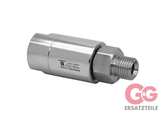 Drehgelenk-DGLI 3/8IG-1/4AG Edelstahl 275 bar 30 U/min