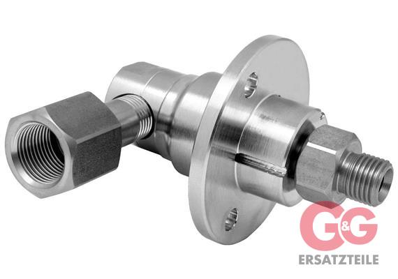 Drehgelenk DYF 3/8"IG - 1/4 AG 90° 275 bar 2000 U/min