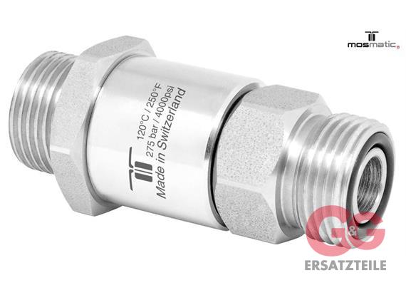 Drehgelenk verstärkt einf-gelag. m. Stirndicht DGV-09 13/16"-16UN 13/16"-16UN