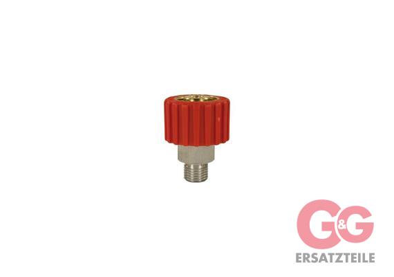 Drehkupplung M22x1,5 HV : 1/4 AG 250 Bar 120°C