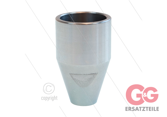 Düsenschutz 1/4" IG - Edelstahl - konisch