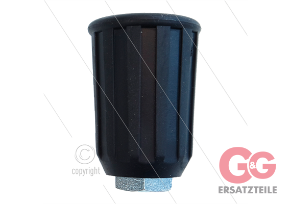 Düsenschutz 1/4" IG - Stahl - Gummi - schwarz