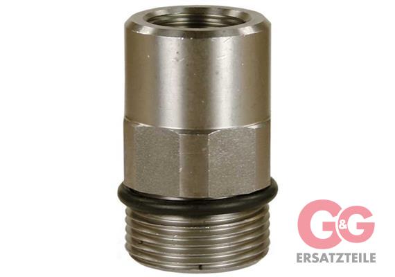 Gegennippel 24x1,5:1/4"IG 700 bar Edelstahl