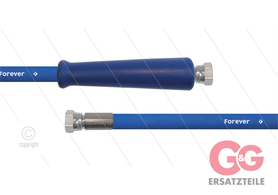 HD-Schlauch blau 2SCX-10 - Forever - 30m - 2x 3/8" DKR - 1x GKS - 400 Bar