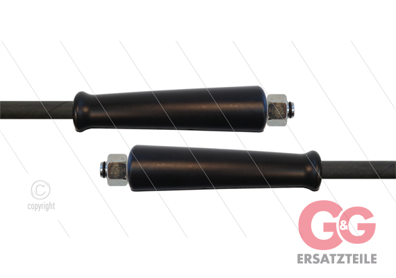 HD-Schlauch schwarz 1SN-10 - 15m - 2x M18x1,5 (12L) DKOL - 2x GKS - 210 bar