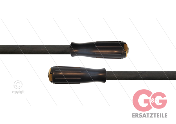 HD-Schlauch schwarz 2SC-08 - 10m - 2x M22x1,5 HV Lang - 400 Bar