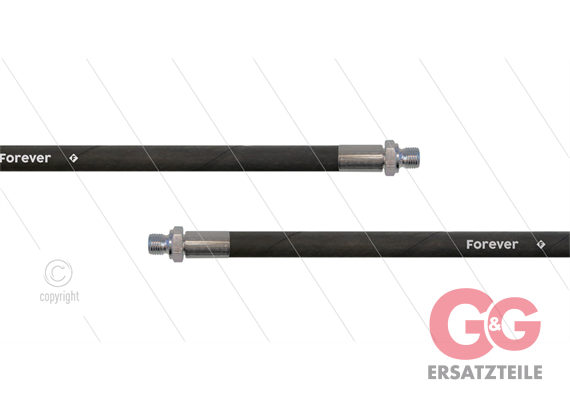 HD-Schlauch schwarz - 2SCX-10 - Forever - 25m - 2x 3/8" AGR - ohne GKS - 400 Bar