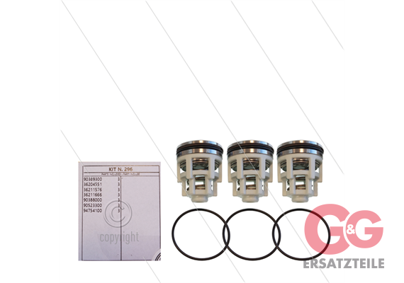Kit 296 - Satz Saugventile (3x) - Serie AB
