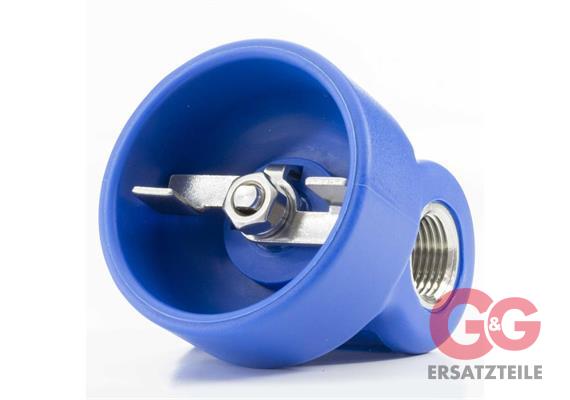 Kugelhahn ST-3100 1/2"IG : 1/2"IG isoliert blau