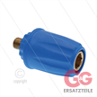Kupplung - ARS25P - 1/4" AG - Messing - blau - passend zu KEW - entkuppelt nach hinten | Bild 3