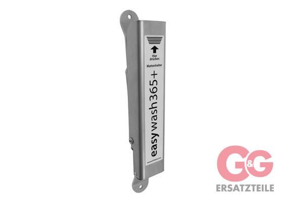 Mattenhalter easywash365+ Edelstahl mit Rolle