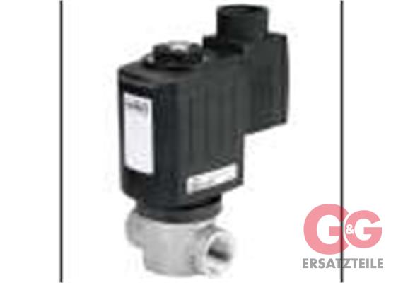 MV-Bürkert 6027 DN1 1/4"IG 0-250 bar 230V/50Hz    2/2-Wege-Servo Magnetventil  Typ: 6027