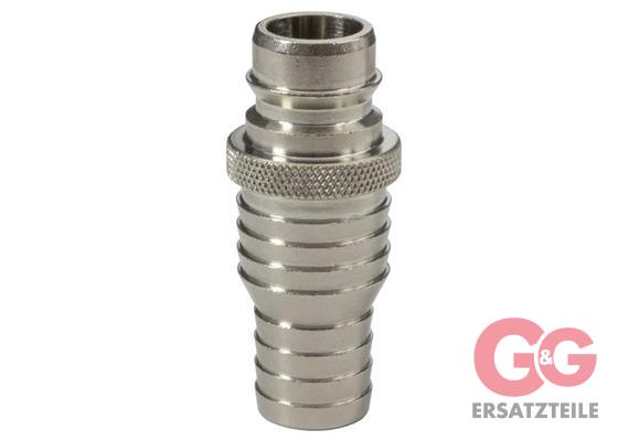 Nippel ST-45-25 Tülle 3/4"-1" Messing vernickelt