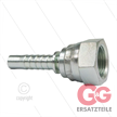 Pressnippel - Stahl - DN08 (5/16") - 1/4" DKR - SW19 | Bild 2