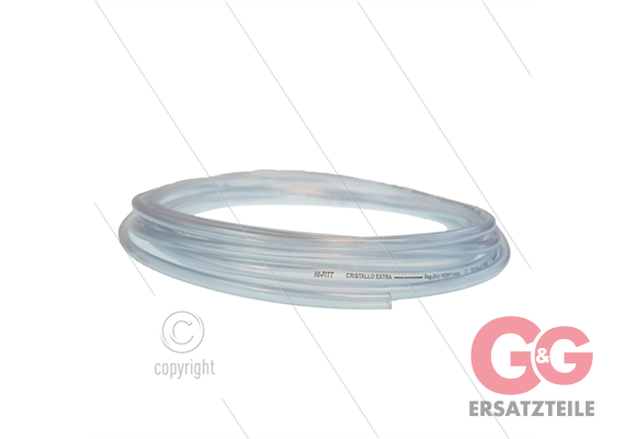 PVC Schlauch - Glasklar - Ø6x9mm - Meterware pro meter