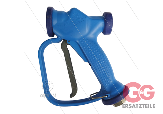 RB35 - mit Drehgelenk- EPDM Dichtung- 12 Bar - 50 l/min - max 80°C - 1/2" IG -Grauer Hebel