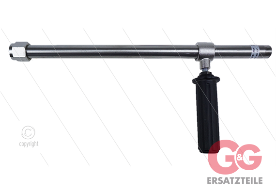 RB65 Düsenrohr VA mit 1/2" Düsenhalter - L=400mm - 24 Bar