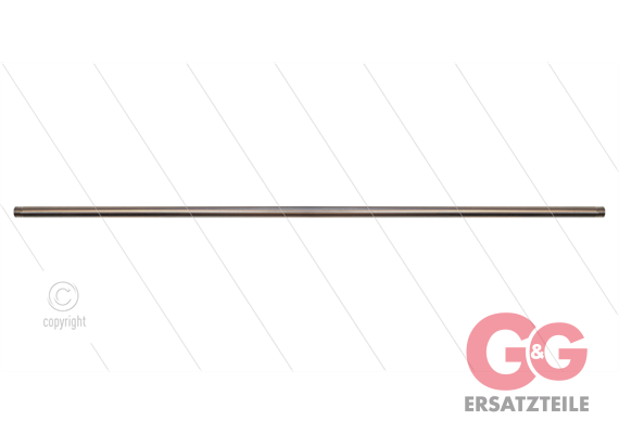 RP501 - Niro-Düsenrohr 3000mm - 2 x 1/4"AG - gerade - 500 Bar