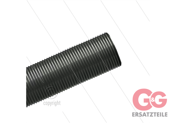 Saugerschlauch Ø25mm - schwarz - rollenlänge 15mtr