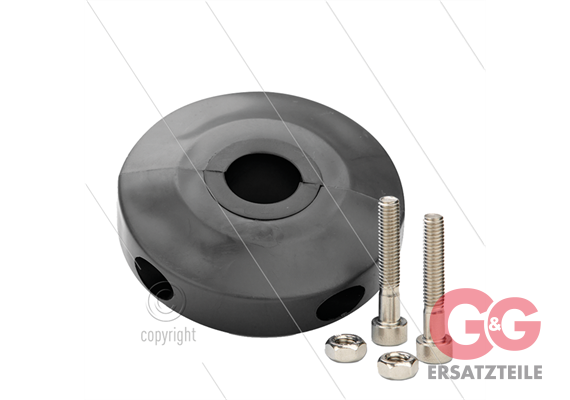 Schlauchstopper universal Ø10 bis 34mm - schwarz