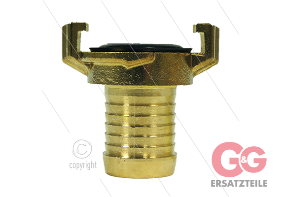 Schnellkupplung - Messing - Geka - Ø25mm - 1" Schlauchtülle