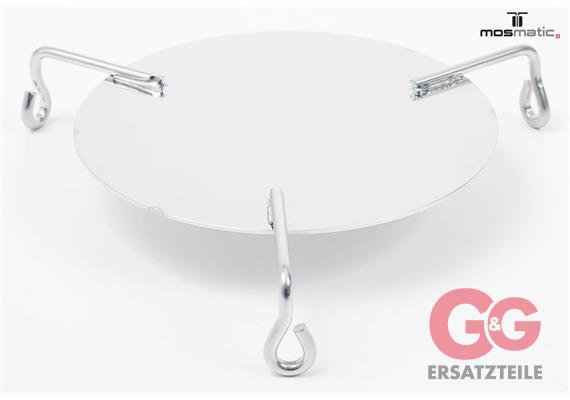 Schutzblech einteilig für Flächenreiniger FL-200 ø197(ø133) 3xø7 INOX-1.4301