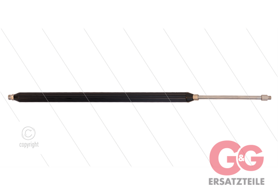 Spuitlans recht met swivel M18x1,5bu 1050/800mm - G1/4"bu en