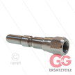 Stecknippel - 1/4" IG - Edelstahl - passend zu KEW - 220 Bar - SW19 | Bild 2