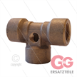 T-Stück - Messing - 300 Bar - 3 x 3/8" IG + 1 x 1/8" IG | Bild 2