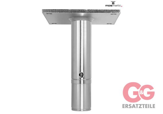 Verlängerte Achsaufhängung für Deckenkreisel DKRs.Verlä=200 seitl.E.Tiefe=28 MOS pol