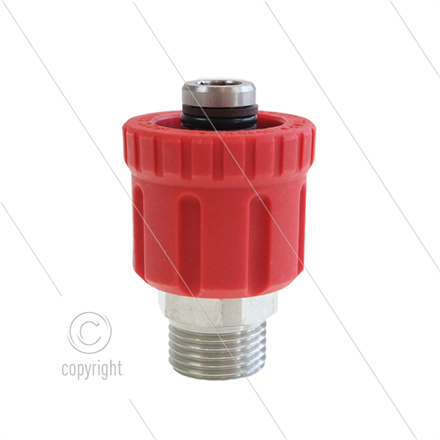 ARF70 M24x1.5 Handverschraubung - Edelstahl - 640 Bar - Ø15m