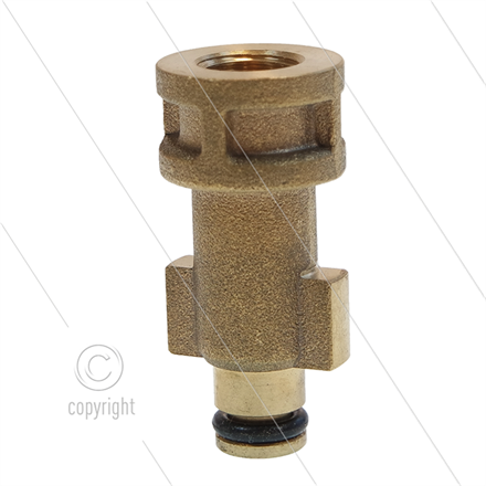 Bajonetnippel 1/4" IG - Messing - passend zu AQUA/FAIP