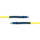 Carwash Titan-Slide Schlauch gelb DN06 - 3,8 m - 3/8" DKR x 3/8" AGR - 2x SKS blau