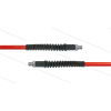 Carwash Titan-Slide Schlauch rot DN06 - 4,5m - 2x 1/4" AGR - 2x SKS schwarz - 300 Bar