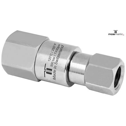 Drehgelenk verstärkt einf-gelagert, INOX DGVI-06 G1/4"F G1/4"F