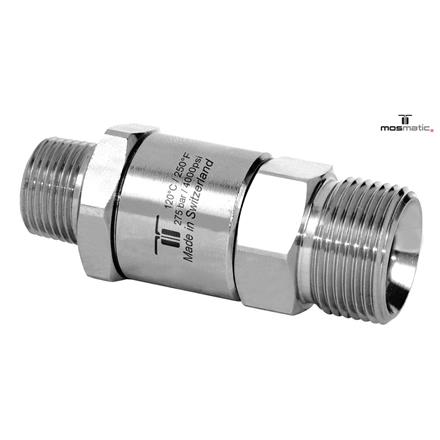 Drehgelenk verstärkt einfach gelagert, rostfrei DGV-06 G3/8"M M22x1,5-M