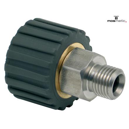 Drehkupplung, grau, rostfrei DKS-06 M21x1,5-F G1/4"M