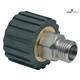 Drehkupplung, grau, rostfrei DKS-06 M21x1,5-F M14x1,5-M