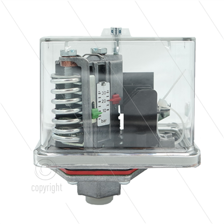 Druckschalter FF4-32 - Einstellbar 2 bis 32 Bar - 400V - 10A - 3/8" IG