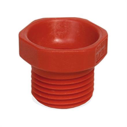 Düsenmutter rot PVC