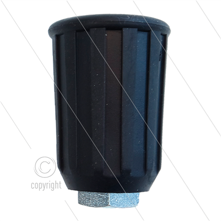 Düsenschutz 1/4" IG - Stahl - Gummi - schwarz